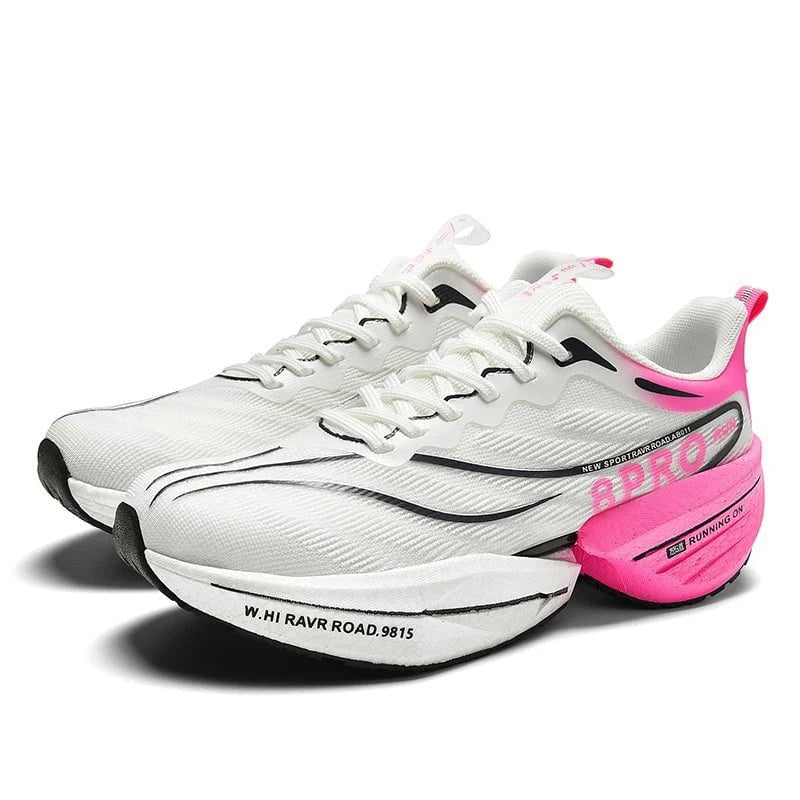 Carbon Plate Air Cushion Running Shoes – Lightweight Breathable Sneakers for Men and Women by Luxe Ahmar – Available at LUXE AHMAR