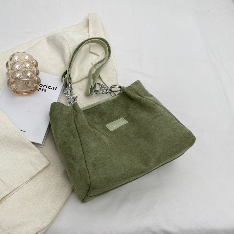 Casual Suede Large Capacity Bag Popular by LUXE AHMAR – Available at LUXE AHMAR