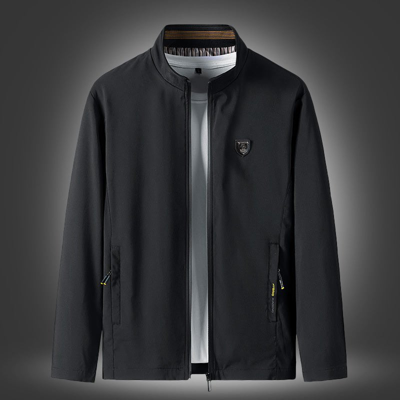 Casual Tops Middle - aged And Elderly Men's Spring And Autumn Jackets by LUXE AHMAR – Available at LUXE AHMAR