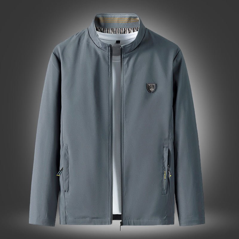 Casual Tops Middle - aged And Elderly Men's Spring And Autumn Jackets by LUXE AHMAR – Available at LUXE AHMAR