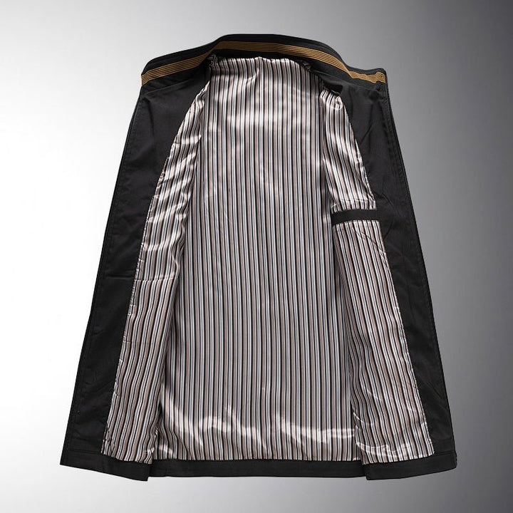 Casual Tops Middle - aged And Elderly Men's Spring And Autumn Jackets by LUXE AHMAR – Available at LUXE AHMAR