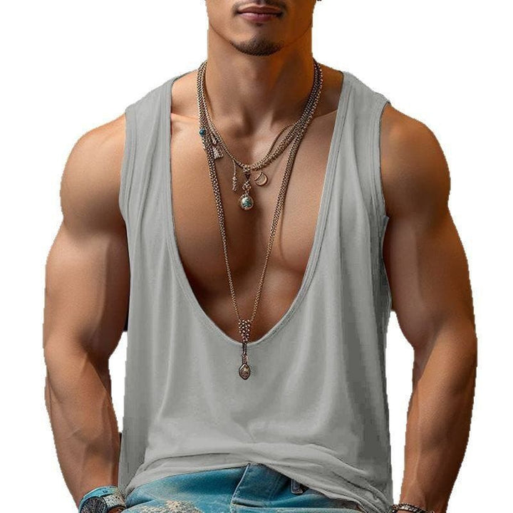 Casual Undershirt Sleeveless Breathable Sports Vest – Lightweight Polyester Workout Tank by LUXE AHMAR – Available at LUXE AHMAR