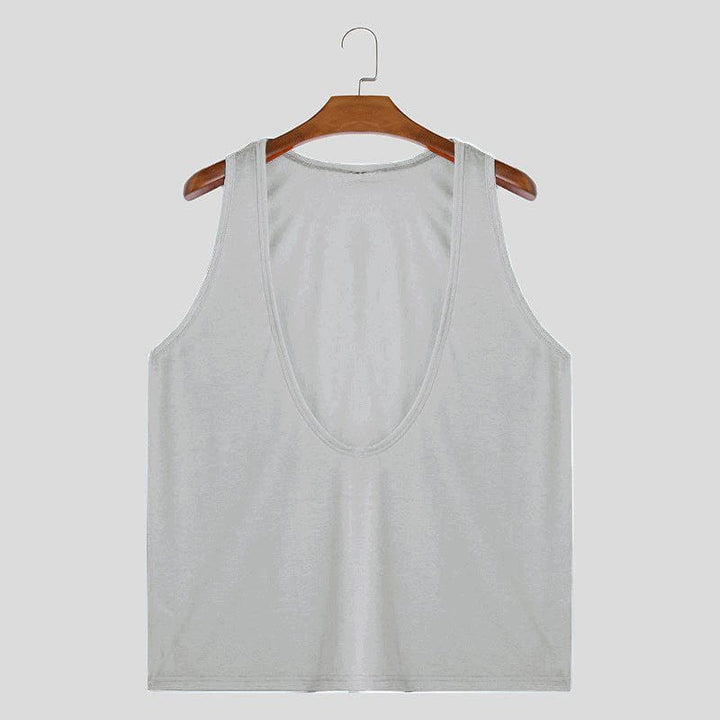 Casual Undershirt Sleeveless Breathable Sports Vest – Lightweight Polyester Workout Tank by LUXE AHMAR – Available at LUXE AHMAR