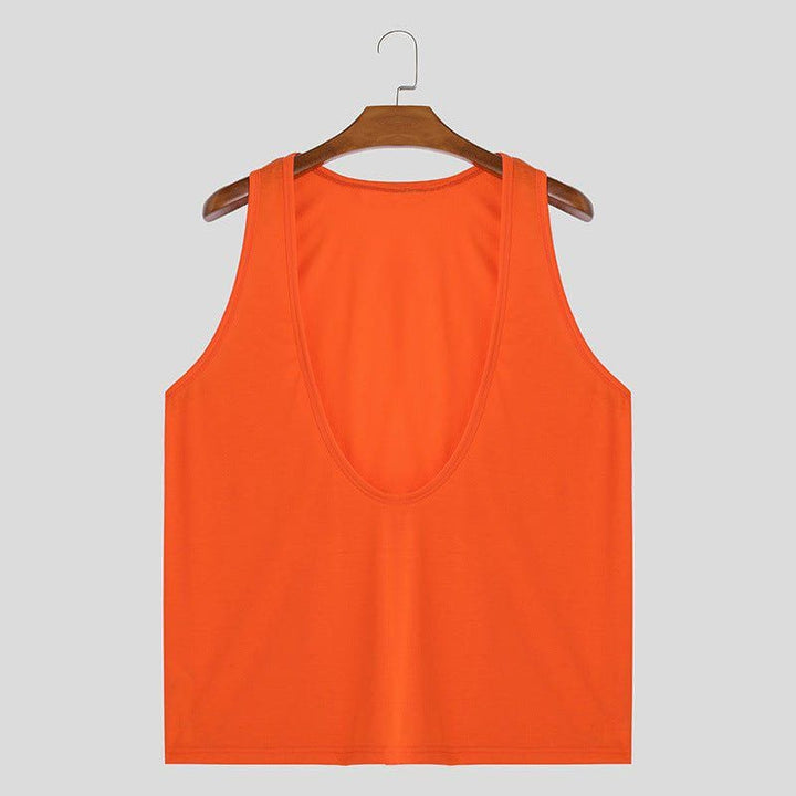 Casual Undershirt Sleeveless Breathable Sports Vest – Lightweight Polyester Workout Tank by LUXE AHMAR – Available at LUXE AHMAR