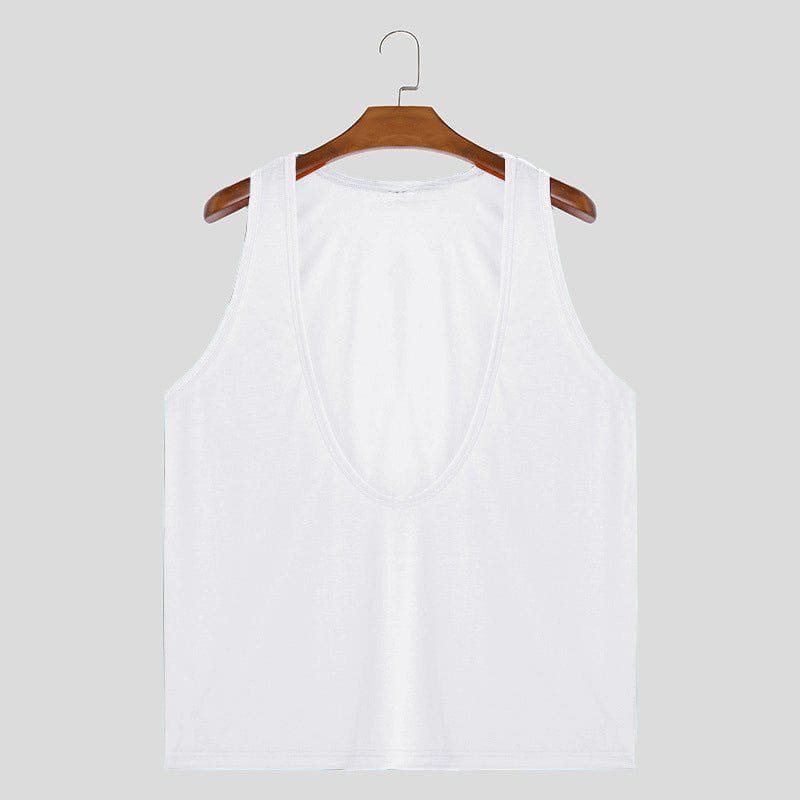 Casual Undershirt Sleeveless Breathable Sports Vest – Lightweight Polyester Workout Tank by LUXE AHMAR – Available at LUXE AHMAR