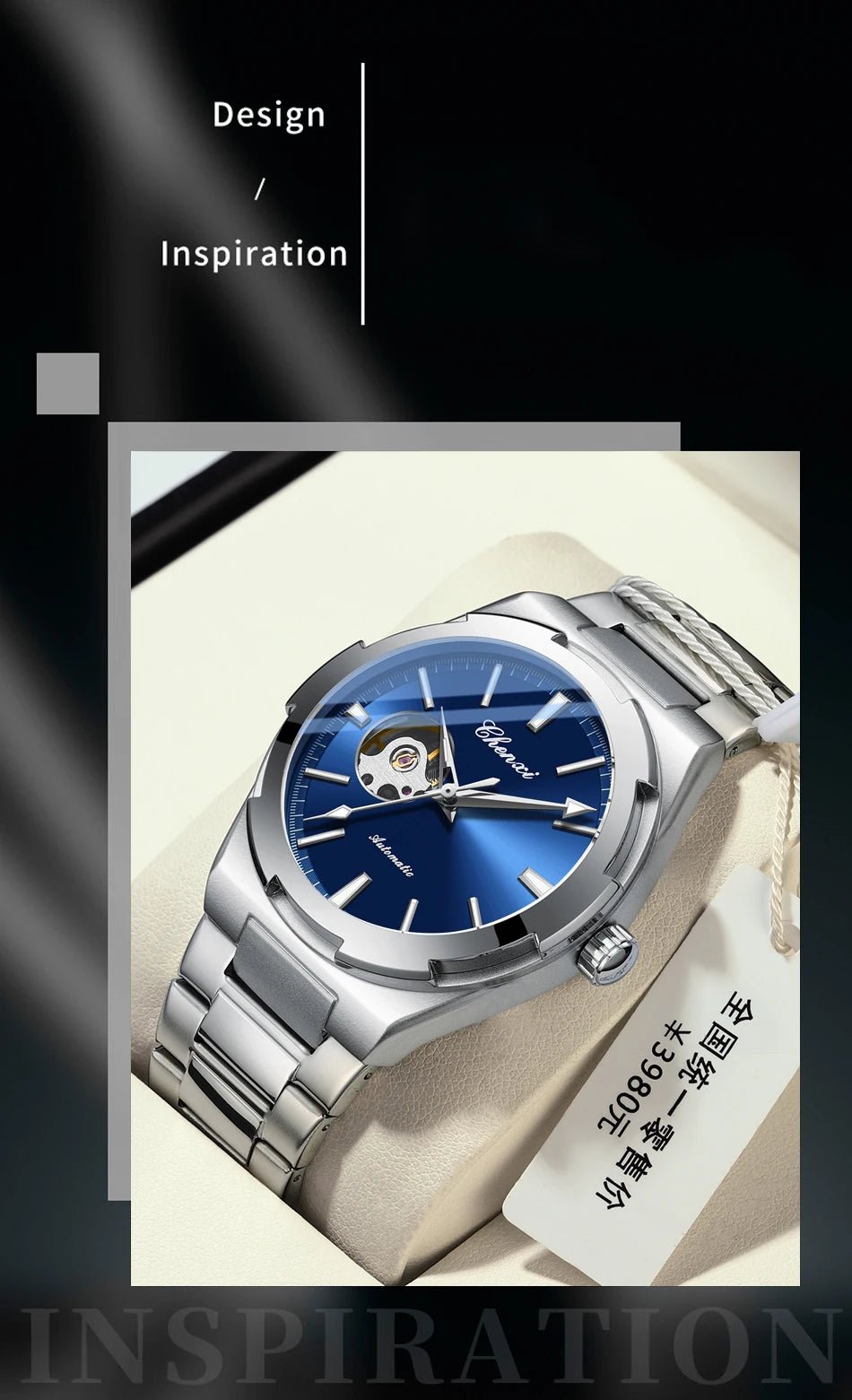 CHENXI 8856 Men's Automatic Movement Mechanical Watch – Hollow Skeleton Design, Waterproof, Business Style Relógios Masculino by Luxe Ahmar – Available at LUXE AHMAR