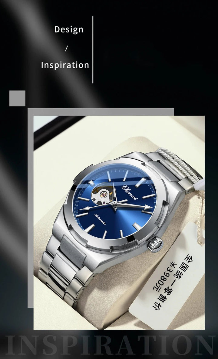 CHENXI 8856 Men's Automatic Movement Mechanical Watch – Hollow Skeleton Design, Waterproof, Business Style Relógios Masculino by Luxe Ahmar – Available at LUXE AHMAR