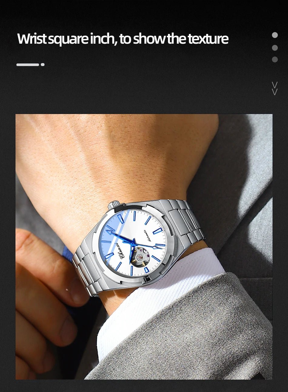 CHENXI 8856 Men's Automatic Movement Mechanical Watch – Hollow Skeleton Design, Waterproof, Business Style Relógios Masculino by Luxe Ahmar – Available at LUXE AHMAR