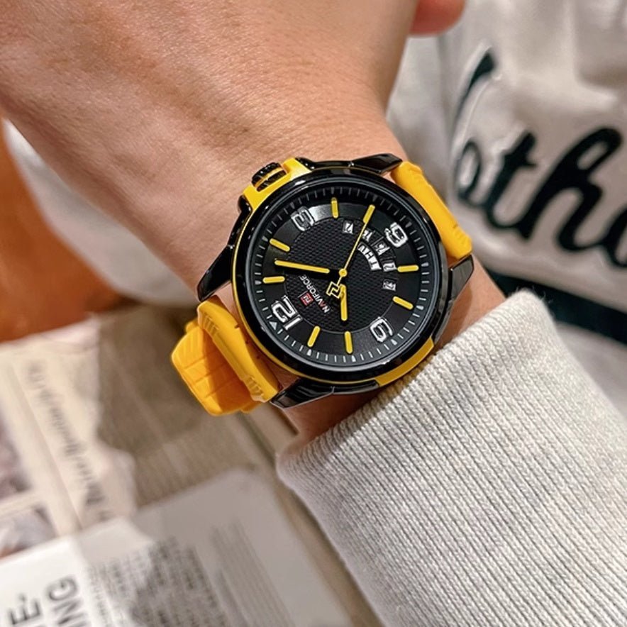 Color Silicone Band Sports Leisure Watch Waterproof Quartz Watch by LUXE AHMAR – Available at LUXE AHMAR