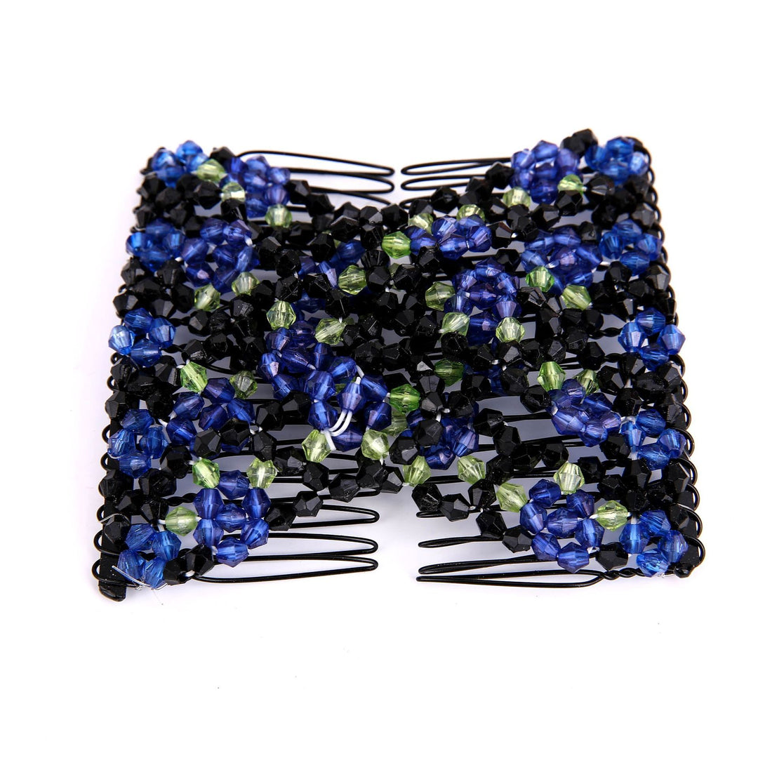 Colorful Beaded Magic Hair Comb Hair Band by LUXE AHMAR – Available at LUXE AHMAR