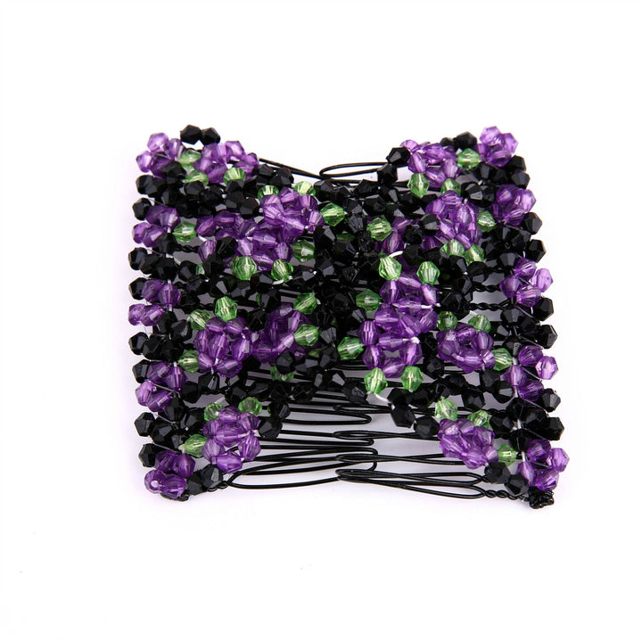 Colorful Beaded Magic Hair Comb Hair Band by LUXE AHMAR – Available at LUXE AHMAR