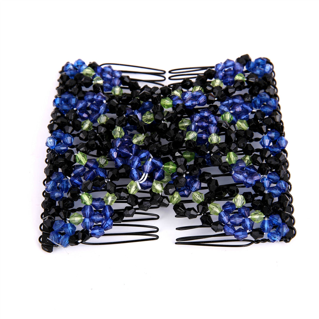 Colorful Beaded Magic Hair Comb Hair Band by LUXE AHMAR – Available at LUXE AHMAR