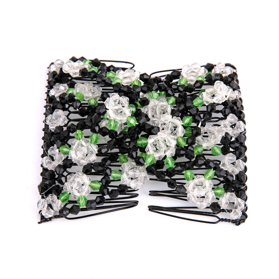 Colorful Beaded Magic Hair Comb Hair Band by LUXE AHMAR – Available at LUXE AHMAR