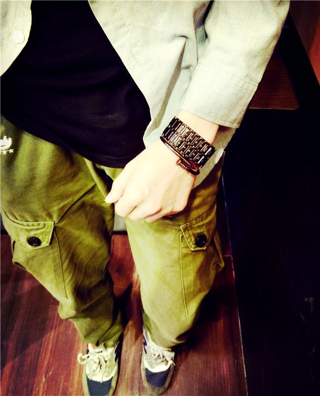 Creative LED Light Men Women Digital Wristwatches Style Male Female Electronic Clock Fashion Casual Couple Bracelet Watch by LUXE AHMAR – Available at LUXE AHMAR