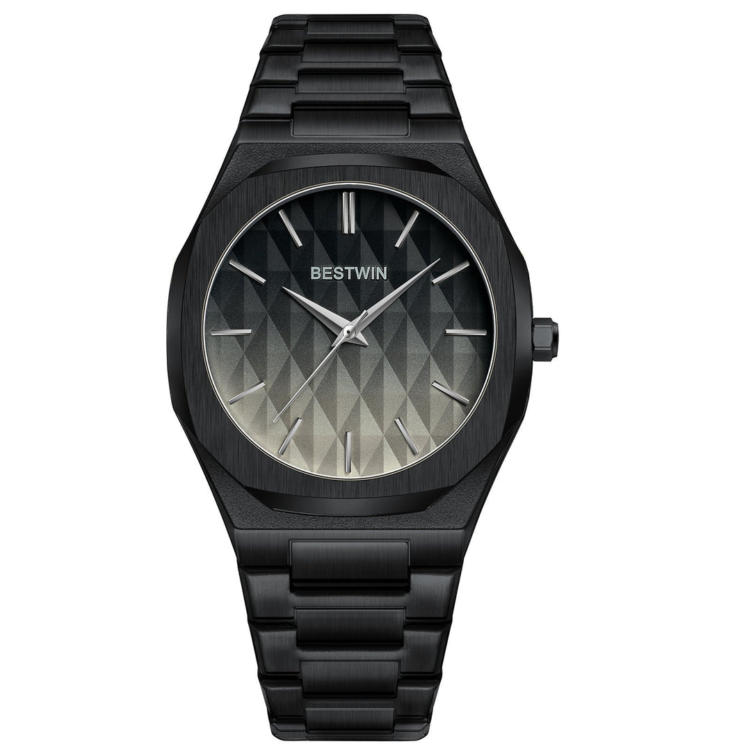 Embossed Dial Fashion Men's Watch by LUXE AHMAR – Available at LUXE AHMAR