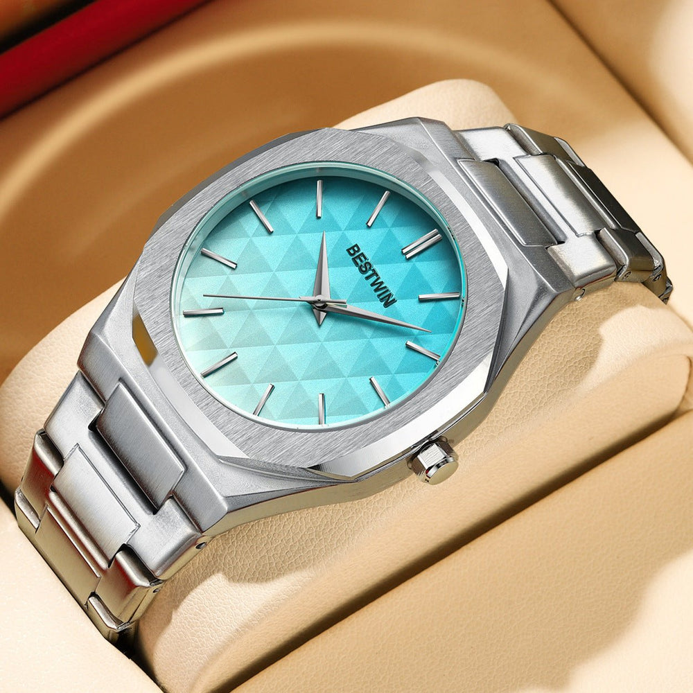 Embossed Dial Fashion Men's Watch by LUXE AHMAR – Available at LUXE AHMAR