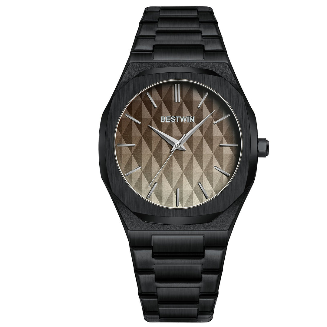 Embossed Dial Fashion Men's Watch by LUXE AHMAR – Available at LUXE AHMAR