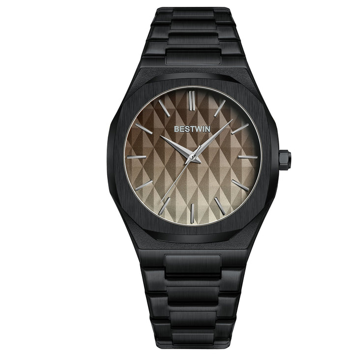 Embossed Dial Fashion Men's Watch by LUXE AHMAR – Available at LUXE AHMAR