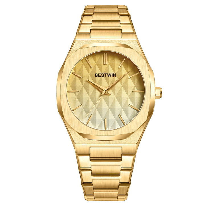 Embossed Dial Fashion Men's Watch by LUXE AHMAR – Available at LUXE AHMAR