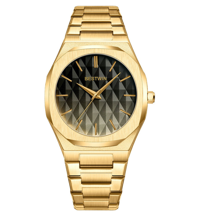 Embossed Dial Fashion Men's Watch by LUXE AHMAR – Available at LUXE AHMAR