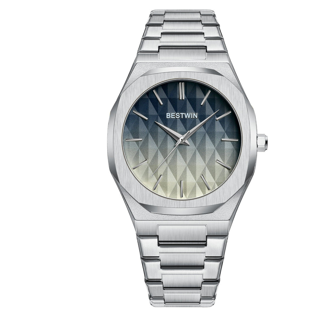 Embossed Dial Fashion Men's Watch by LUXE AHMAR – Available at LUXE AHMAR