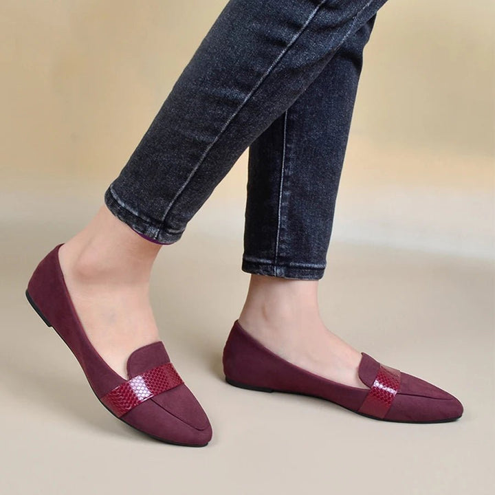 European & American Style Egg Roll Shoes – Solid Color Soft Sole Flats for Women, Spring Shallow Mouth Design by Luxe Ahmar – Available at LUXE AHMAR