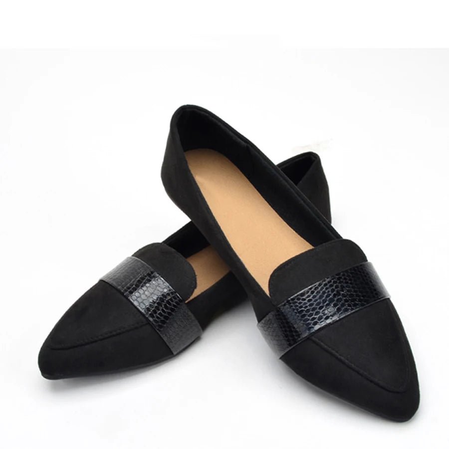 European & American Style Egg Roll Shoes – Solid Color Soft Sole Flats for Women, Spring Shallow Mouth Design by Luxe Ahmar – Available at LUXE AHMAR