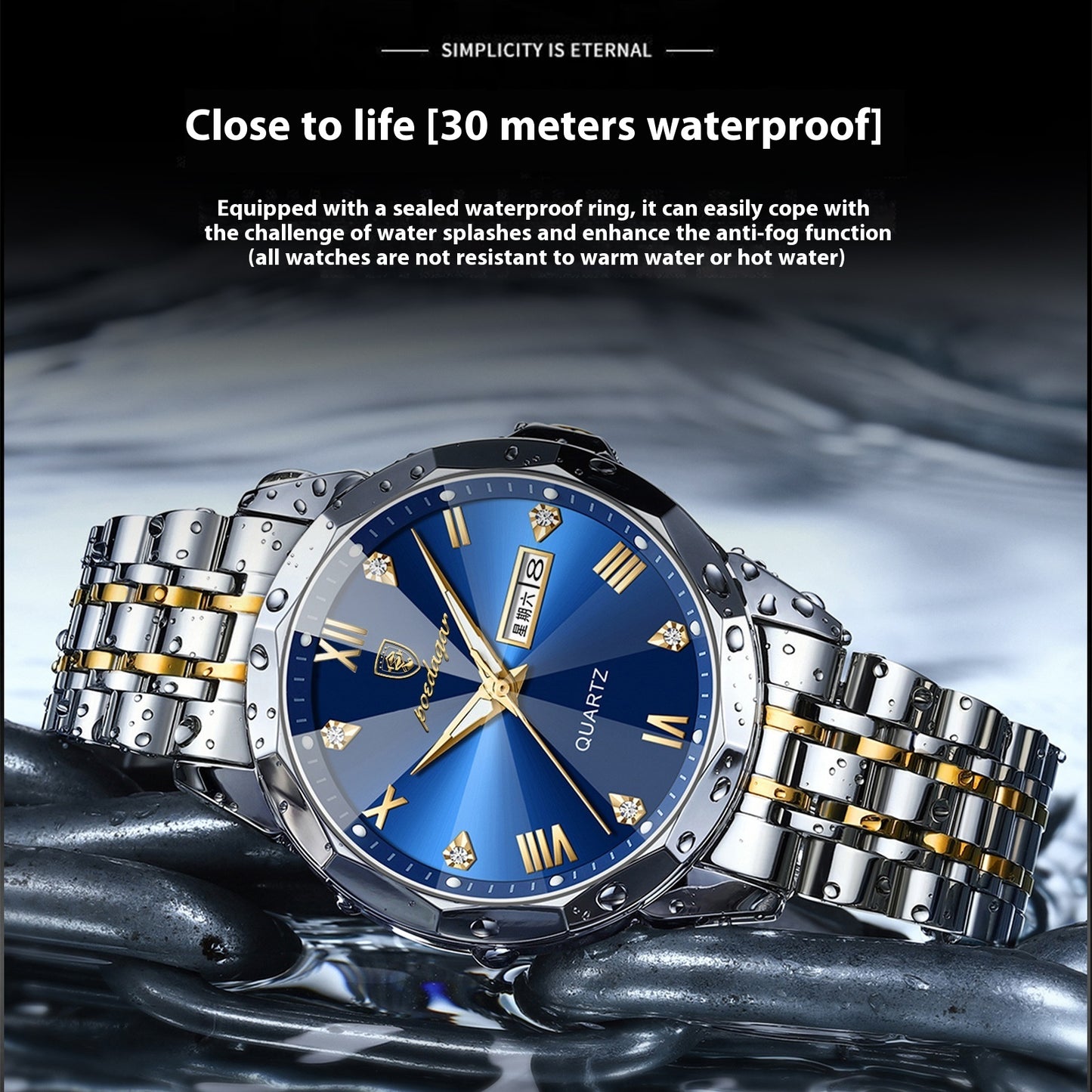 Men's Watch Waterproof Super Luminous Luxury Watch