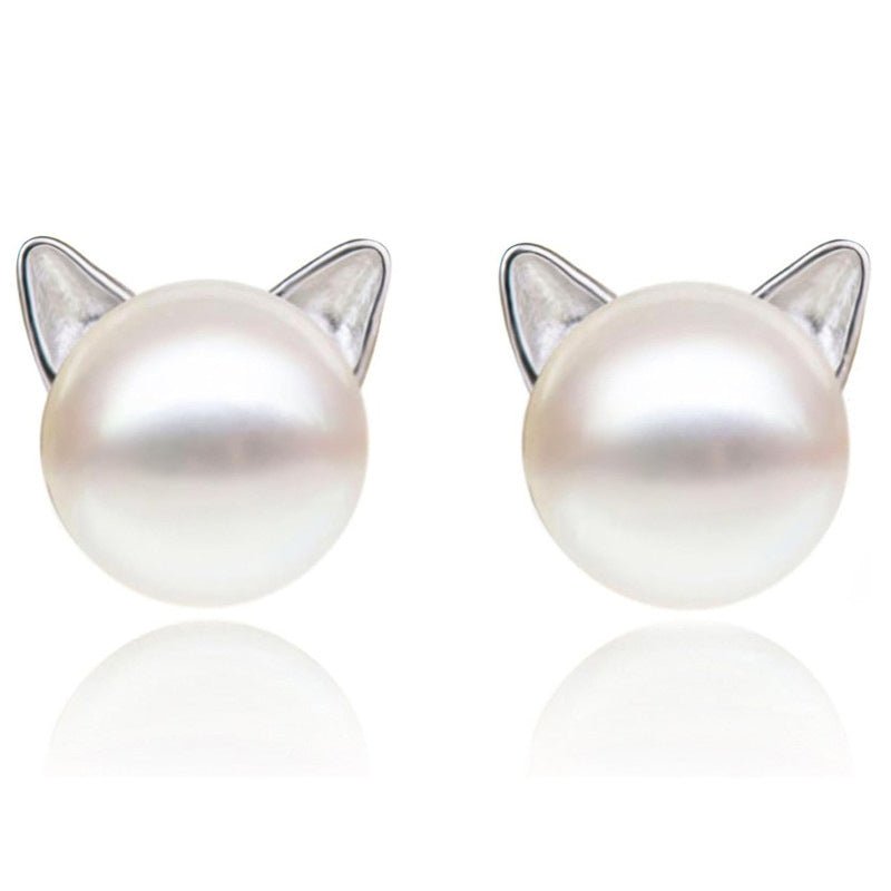 Fashion Cat Ear Pearl Necklace by LUXE AHMAR – Available at LUXE AHMAR