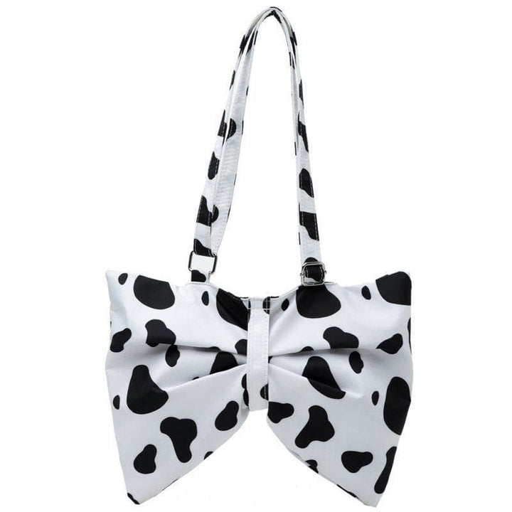 Fashion Large Bow Shoulder Bag For Girls Cute Cow Print Crossbody Bags Women Lovely Shopping Bags by LUXE AHMAR – Available at LUXE AHMAR