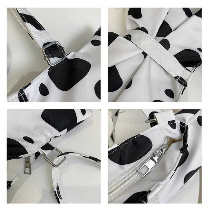 Fashion Large Bow Shoulder Bag For Girls Cute Cow Print Crossbody Bags Women Lovely Shopping Bags by LUXE AHMAR – Available at LUXE AHMAR