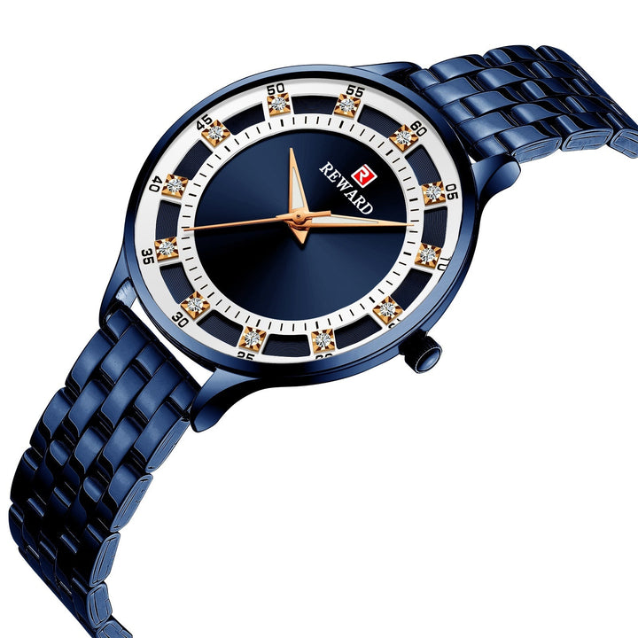 Fashion Steel Belt Quartz Diamond Women's Watch Waterproof by LUXE AHMAR – Available at LUXE AHMAR