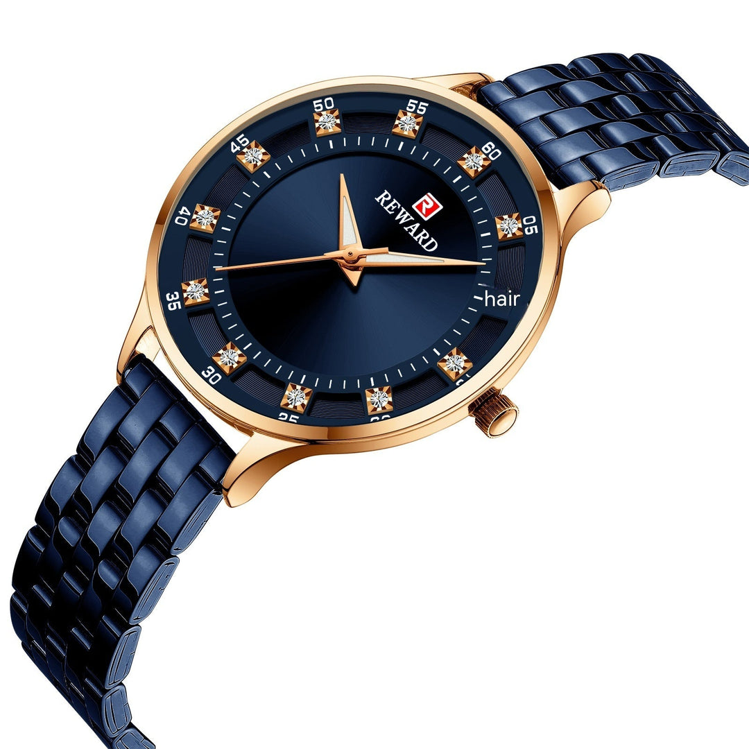 Fashion Steel Belt Quartz Diamond Women's Watch Waterproof by LUXE AHMAR – Available at LUXE AHMAR