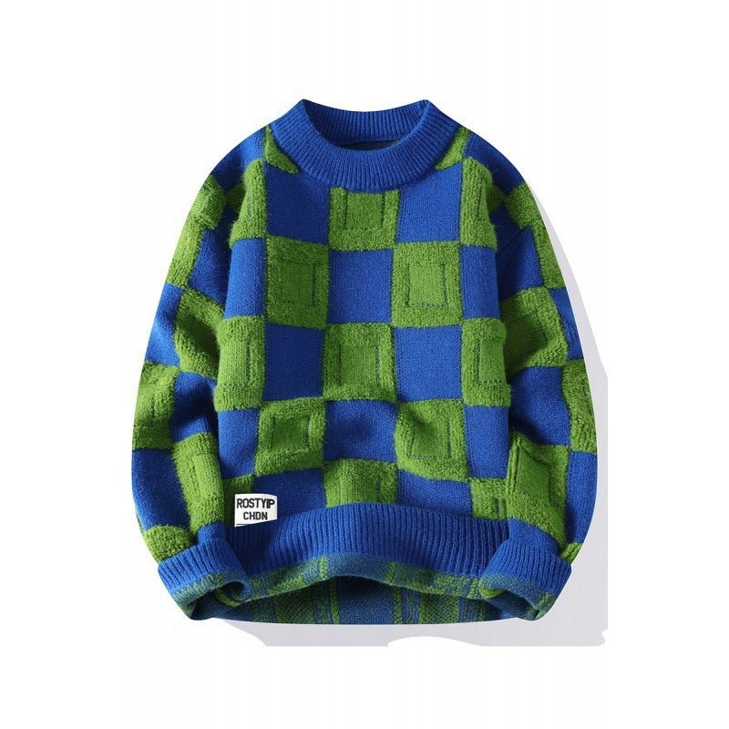 Fashion Trendy Round Neck Sweater by LUXE AHMAR – Available at LUXE AHMAR