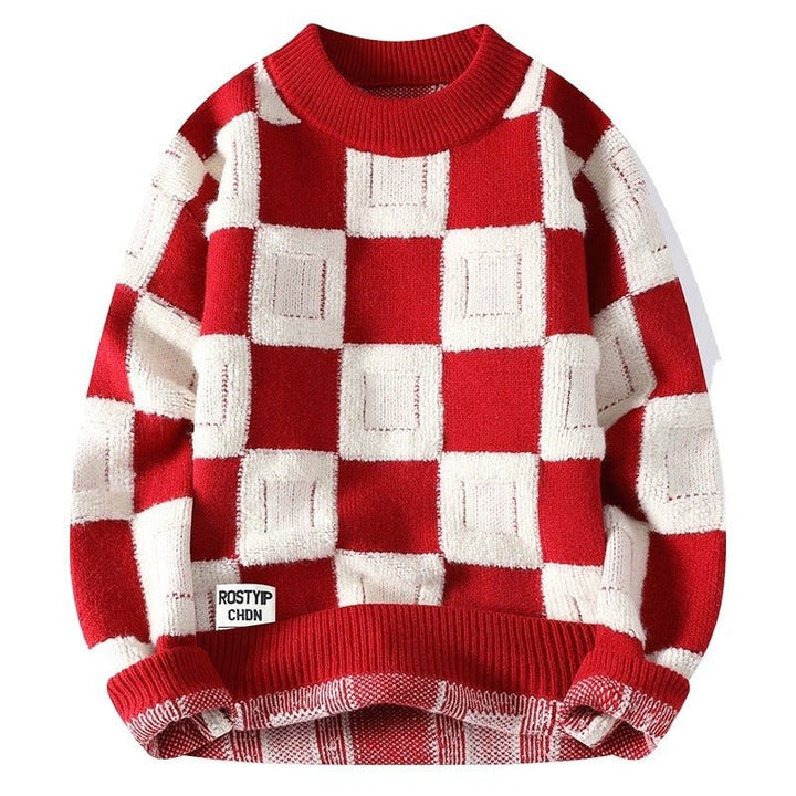 Fashion Trendy Round Neck Sweater by LUXE AHMAR – Available at LUXE AHMAR