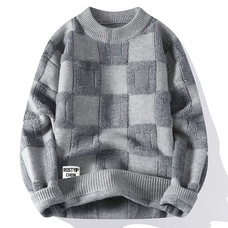 Fashion Trendy Round Neck Sweater by LUXE AHMAR – Available at LUXE AHMAR