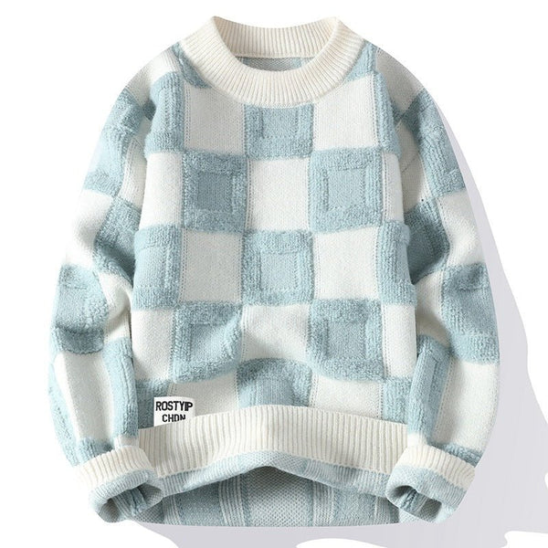 Fashion Trendy Round Neck Sweater by LUXE AHMAR – Available at LUXE AHMAR