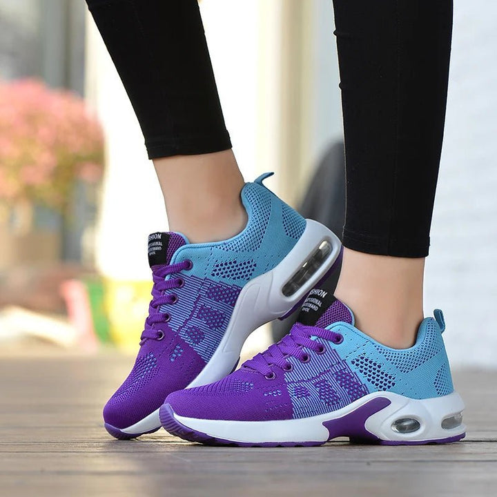 Flying Weaving Sports Shoes – Women’s Air Cushioned Running Sneakers by Luxe Ahmar – Available at LUXE AHMAR
