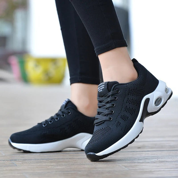 Flying Weaving Sports Shoes – Women’s Air Cushioned Running Sneakers by Luxe Ahmar – Available at LUXE AHMAR