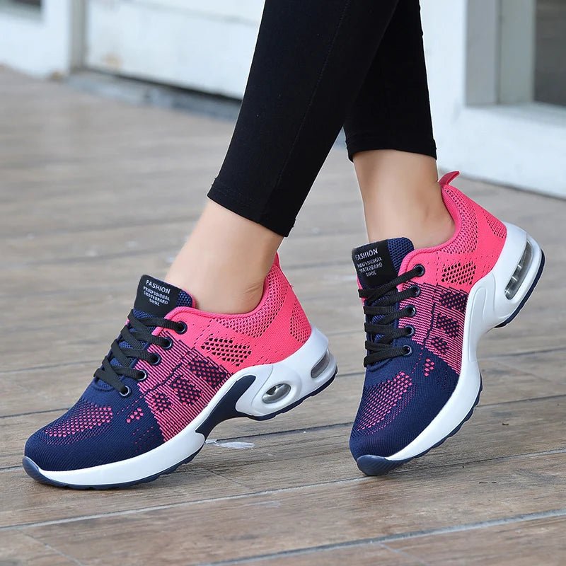 Flying Weaving Sports Shoes – Women’s Air Cushioned Running Sneakers by Luxe Ahmar – Available at LUXE AHMAR