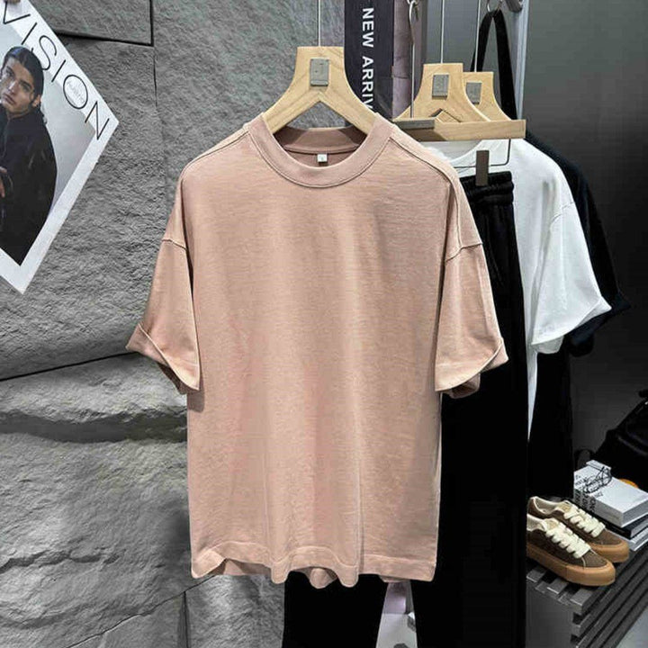 FOG High Street Men's Loose Short Sleeve T-Shirt – 100% Cotton Casual Tee by LUXE AHMAR – Available at LUXE AHMAR