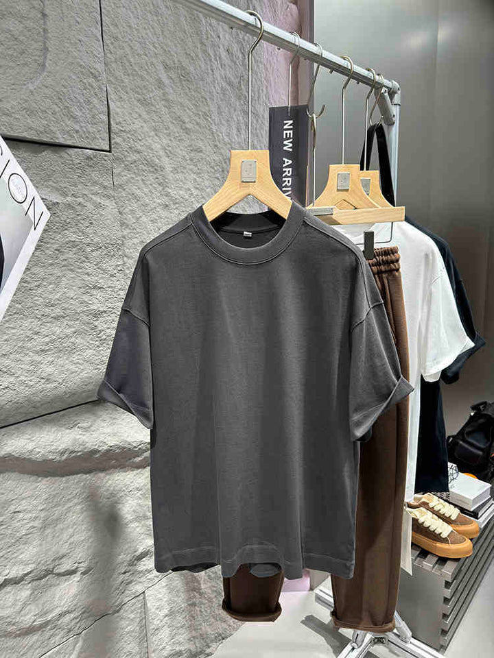 FOG High Street Men's Loose Short Sleeve T-Shirt – 100% Cotton Casual Tee by LUXE AHMAR – Available at LUXE AHMAR