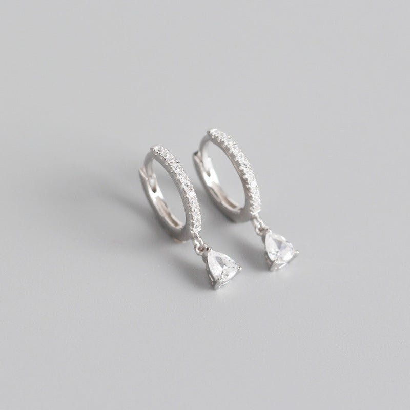 French style wind ear button and silver ear nail by LUXE AHMAR – Available at LUXE AHMAR