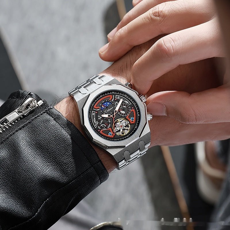 Fully Automatic Men's Mechanical Watch Royal Oak Sports Waterproof by Luxe Ahmar – Available at LUXE AHMAR