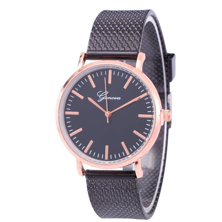 Geneva Watch Dial Plate Mesh Belt Female Minimalist Thin by LUXE AHMAR – Available at LUXE AHMAR