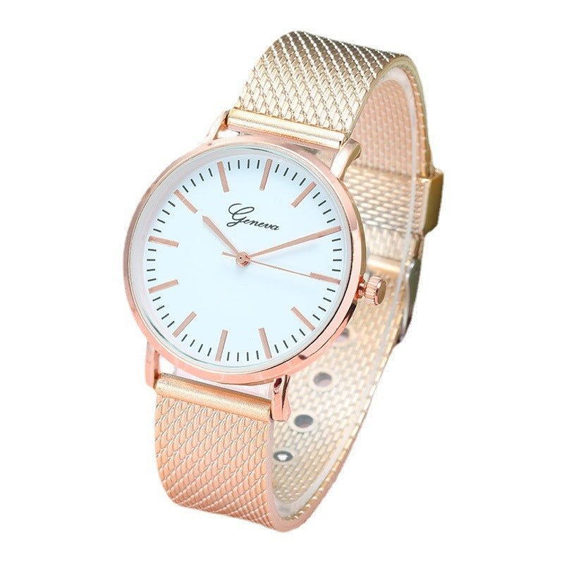 Geneva Watch Dial Plate Mesh Belt Female Minimalist Thin by LUXE AHMAR – Available at LUXE AHMAR