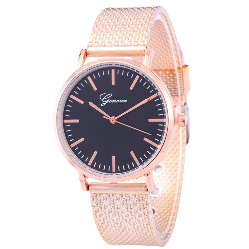 Geneva Watch Dial Plate Mesh Belt Female Minimalist Thin by LUXE AHMAR – Available at LUXE AHMAR