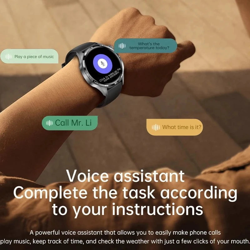 GT5 PRO Smart Watch Men Watch 5 Pro AMOLED HD Screen Bluetooth Call GPS Trajectory NFC Heart Rate Compass SmartWatches 2024 New by Luxe Ahmar – Available at LUXE AHMAR