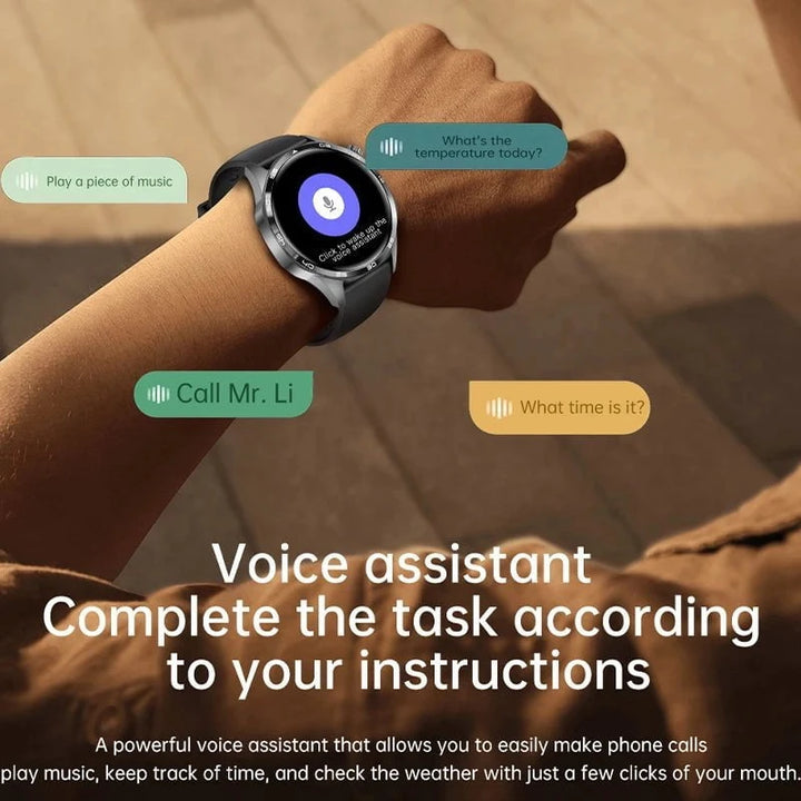 GT5 PRO Smart Watch Men Watch 5 Pro AMOLED HD Screen Bluetooth Call GPS Trajectory NFC Heart Rate Compass SmartWatches 2024 New by Luxe Ahmar – Available at LUXE AHMAR