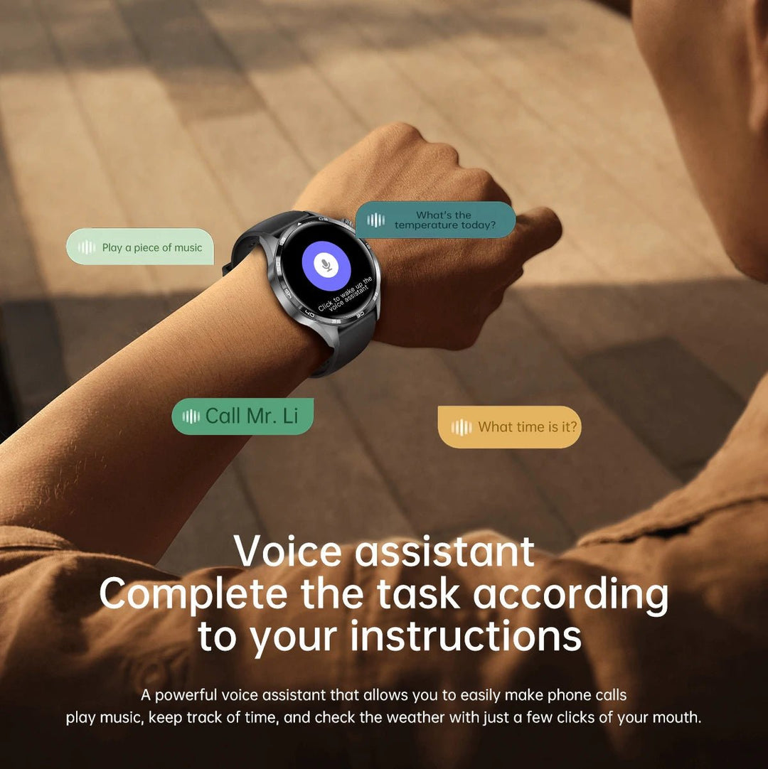 GT5 PRO Smart Watch Men Watch 5 Pro AMOLED HD Screen Bluetooth Call GPS Trajectory NFC Heart Rate Compass SmartWatches 2024 New by Luxe Ahmar – Available at LUXE AHMAR